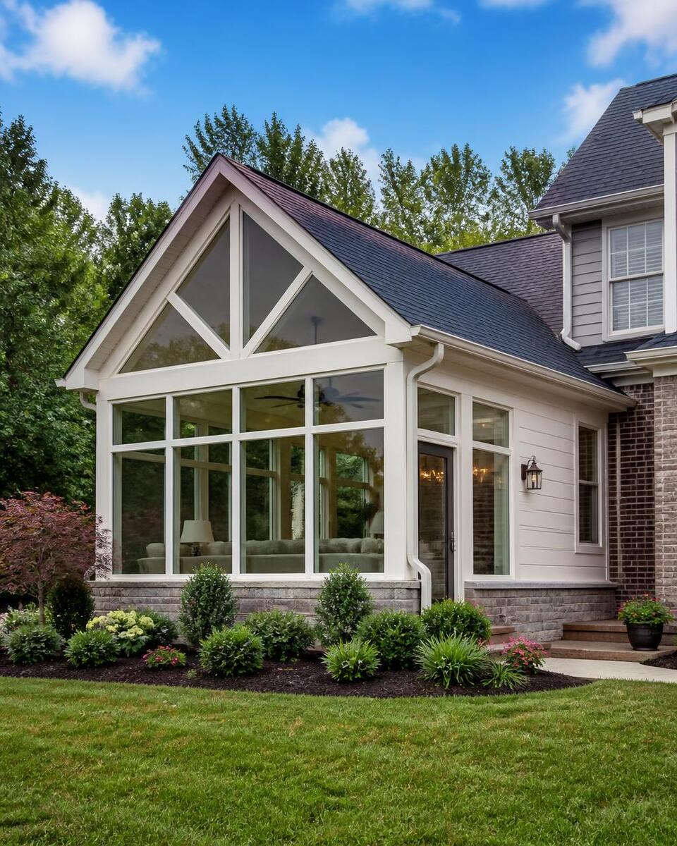 Home addition built onto a Tennessee house